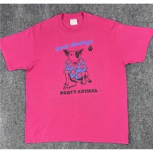 Spuds Mackenzie Original Party Animal Vintage 80s 90s Single-Stitch Graphic